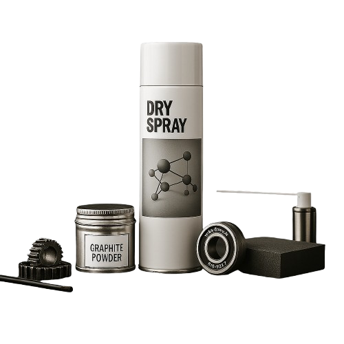 Suche materiały smarujące